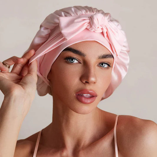 Bonnet rituel pour cheveux en soie AMELOVI