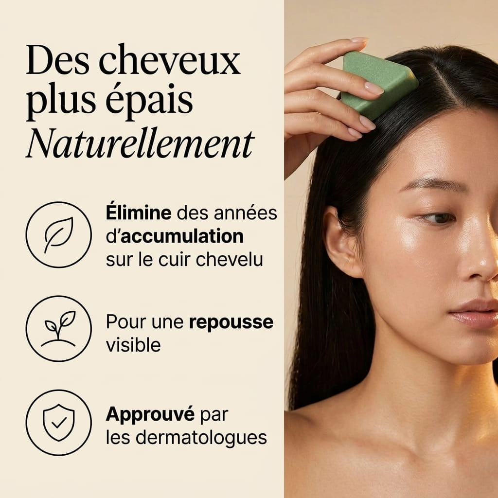 Amelovi® Pain Coréen de Réveil du Cuir Chevelu