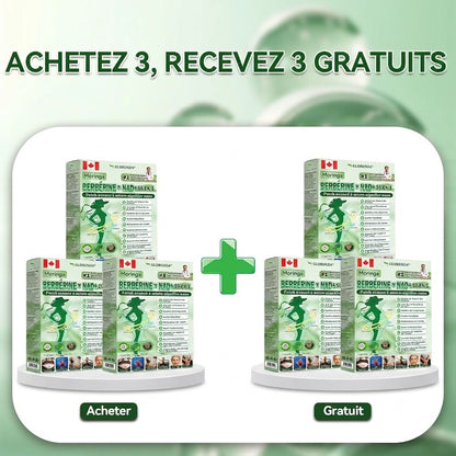 Patch Microneedle Avancé Amelovi® Moringa- Berberine- NAD+ 10 en 1 Nano 🇨🇦