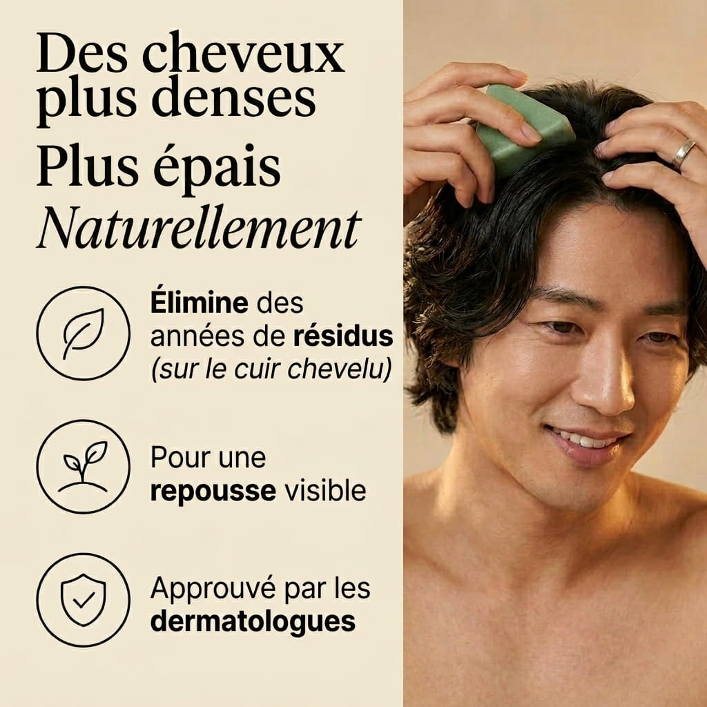 Amelovi® Pain Coréen de Réveil du Cuir Chevelu