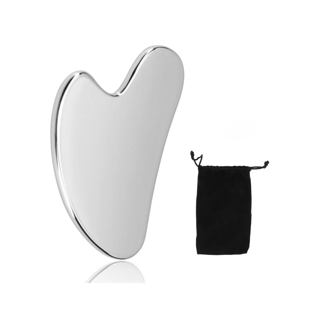 Gua Sha Argent - Effet Froid et Lifté Naturel