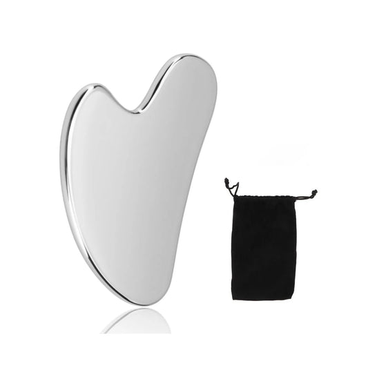 Gua Sha Argent - Effet Froid et Lifté Naturel