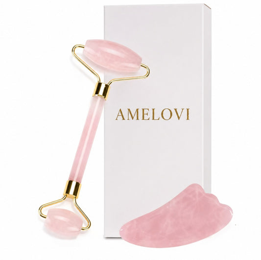 Amelovi - Rouleau Jade visage - Effet lifté naturel